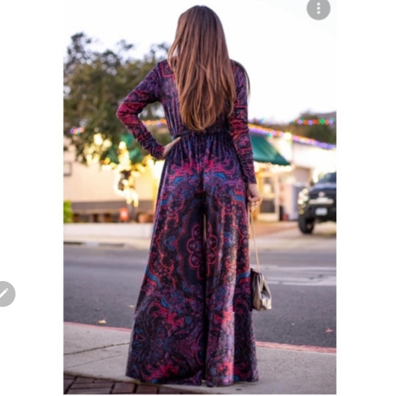 Free People Giselle Velvet Jumpsuit - Picture 3 of 16